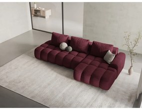 Бордо сгъваем/с място за съхранение ъглов диван (десен ъгъл) Linz – Cosmopolitan Design