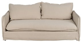 Кремав ленен диван 200 cm – Ixia