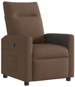 4104828 vidaXL Стол наклоняем, кафяв, текстил