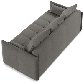 Тъмносив разтегателен диван с място за съхранение 225 cm Moku – Makamii