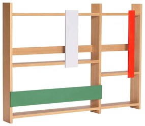 На няколко нива стенен рафт от декор от дъб в естествен цвят 110 cm Arki – Hübsch