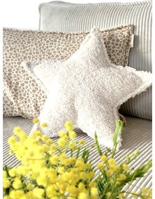 Кремава детска възглавница за диван от букле Star – Wigiwama