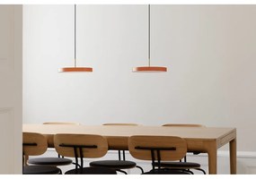 Оранжево метално LED затъмняващо се висящо осветително тяло с метален абажур ø 31 cm Asteria Plus – UMAGE