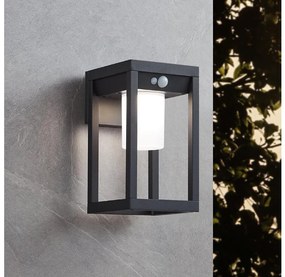 Eglo 900804 - LED соларен стенен фенер MARTANO 3,7W/3,7V IP44 с сензор