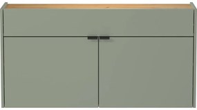 Зелен/естествен шкаф за обувки Ameca - Germania