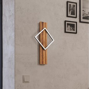 Eglo 901934 - LED стенно осветително тяло BOYAL LED/13W/230V черно/кафяво