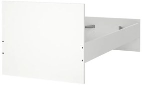 Бяло единично легло 90x190 cm Naia – Tvilum