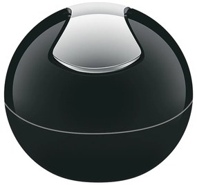 Черно пластмасово кошче за боклук 1 l Bowl – Spirella