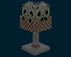 Лампа за четене Ango Panda-Pink