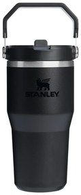 Черен термос от неръждаема стомана 600 ml IceFlow™ Flip Straw 2.0 Tumbler Black – Stanley