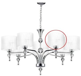 Azzardo - Резервен абажур за полилей IMPRESS Ø 18 см