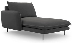 Тъмносив стол за отдих, ляв ъгъл Vienna - Cosmopolitan Design