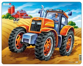 Larsen - Пъзел:  Детски – "Трактор" – 37 части, голям