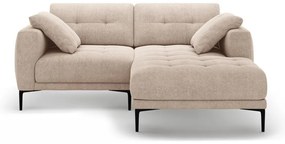 Светлокафяв ъглов диван (десен ъгъл) Bemy – Micadoni