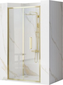 Врати за душ кабини REA Rapid Fold 90 Gold