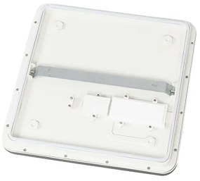 Таванна лампа черна 30 см с LED 3-степенна димируема IP44 - Steve