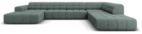 Тюркоазен ъглов диван (десен ъгъл/U) Chicago - Cosmopolitan Design
