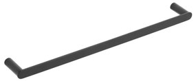 KFA Armatura 864-026-81 - Стенна закачалка за кърпи 47 см неръждаем/матов черен