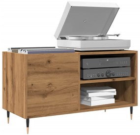 857241 vidaXL Шкаф за грамофонни плочи, 84,5x38x48 см, инженерно дърво