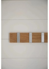 Стенна закачалка от масивен дъб естествена Confetti – Rowico