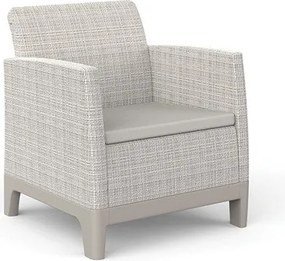 Сиво-бежови пластмасови градински столове в комплект 2 бр. Scandi Forma – Keter