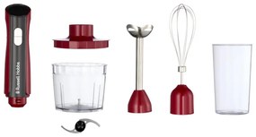 Блендер 3в1 Russell Hobbs Desire 27140-56, 500W, 600+500 мл, 2 скорости + пулс, Неръждаема стомана, Без BPA, Червен