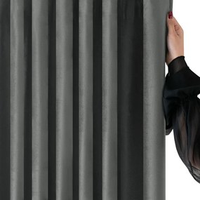 Тъмносива затъмняваща завеса 200x250 cm Velto – Filumi