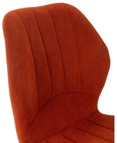 Трапезни столове в комплект от 4 бр. в тухлен цвят Milu – Marckeric