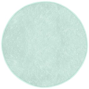 Кръгъл килим подходящ за пране и за прахосмукачки роботи в цвят мента ø 80 cm Comfort – Mila Home