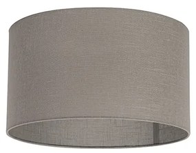 Памучен абажур Taupe кръгъл 35/35/20