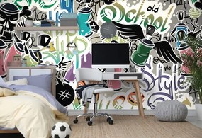 Тапет – Street art с весели елементи