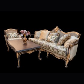 Комплект класическа мека мебел 8362