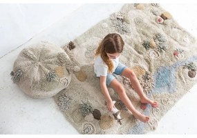 Бежово памучно детско килимче за игра 120x160 cm Path of Nature – Lorena Canals