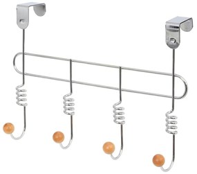 Закачалка за врата с 4 куки Spirale - Compactor