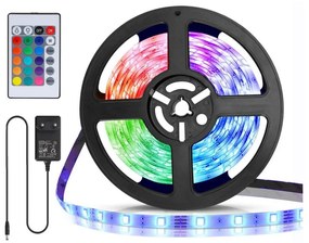 Aigostar - LED RGB димируема лента 5m LED/24W/12/230V IP65 + дистанционно управление