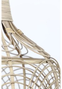 Лампа за таван в естествен цвят с абажур от ратан ø 42 cm Pocita - Light &amp; Living