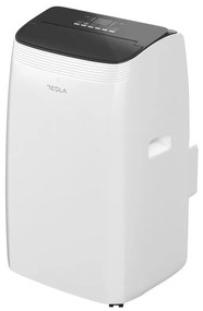Разопакован: Мобилен климатик Tesla TTMY-12CHW, 12000 BTU, Клас А, Wi-Fi, I sleep, 3 скорости, LED дисплей, Дистанционно, Бял/черен