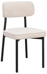 Бели и бежови трапезни столове в комплект от 2 броя Paisley - Rowico