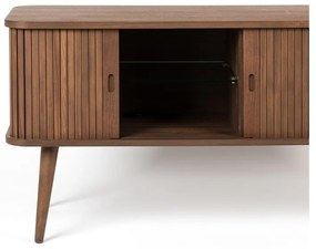 Кафяв скрин с чекмеджета и плъзгащи се врати Barbier - Zuiver