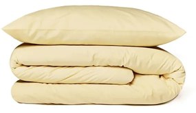 Ванилово жълто памучно спално бельо за двойно легло , 200 x 220 cm - Bonami Selection