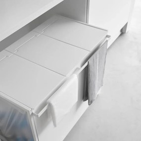 Бяло метално кошче за рециклиране Tower – YAMAZAKI