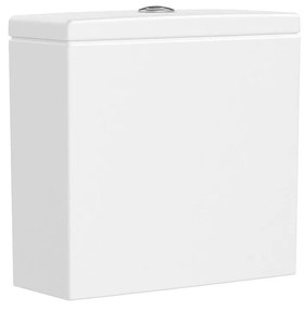 Тоалетно казанче A341520620, с двоен бутон 4,5/3л, с долно захранване, бял мат, 36.5x15x39см