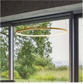 Ideal Lux - LED полилей на кабел ORACLE SLIM LED, 53 W, 230 V, CRI 90, Ø 90 см, златен