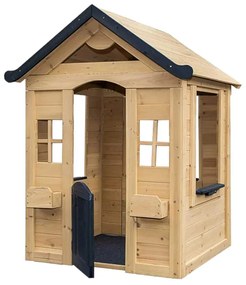 GINGER HOME Дървена къща за игра 140х112х108 см.