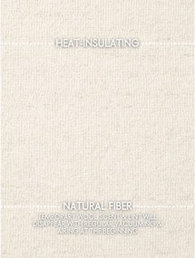 Кремав ръчно изработен вълнен кръгъл килим ø 200 cm Puristic Knots – Elle Decoration