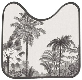 Черно-бежов килим за баня WC 45x45 cm Cocoty – douceur d'intérieur