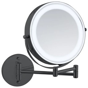 Козметично увеличително огледало със светлина (увеличение 5x) ø 25,5 cm Lumi – Wenko
