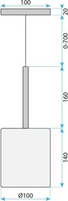 Плафон APP1703-1CP GREY C