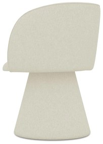 Кремав тапициран трапезен стол Maia – Makamii