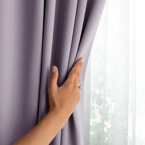 Сиво-розово затъмняващо перде 140x245 cm Eyelets – Restilo
